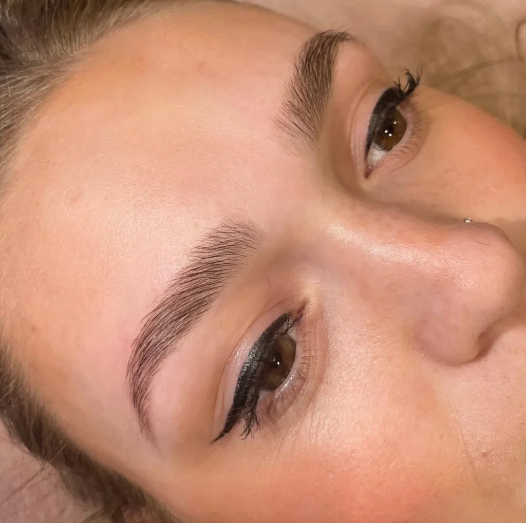 Brow lamination and wax